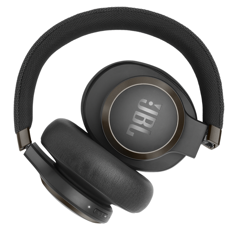 JBL Live 650BTNC - Black - Wireless Over-Ear Noise-Cancelling Headphones - Detailshot 6 image number null